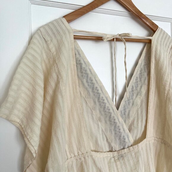 Madewell Embroidered Tie Back Cover-Up Dress - Picture 9 of 11